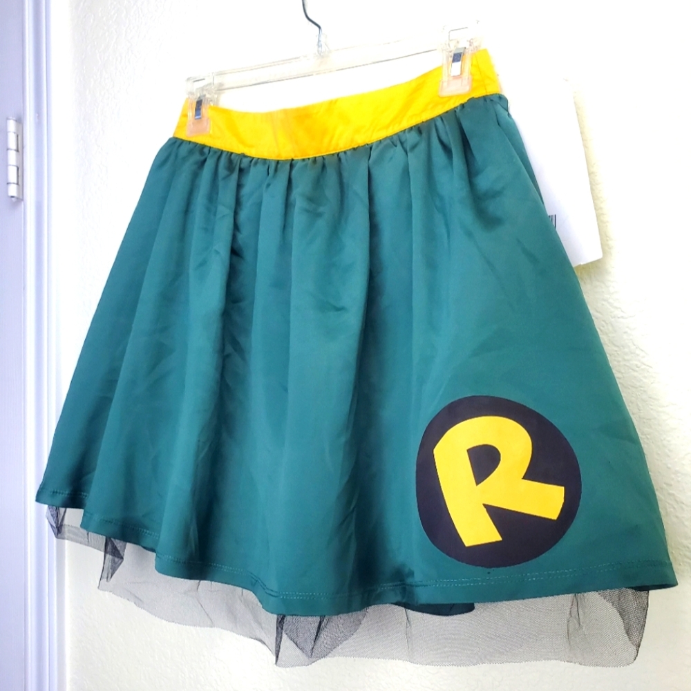 Robin Batman Skater Circle Skirt by DC Comics Casual Costume